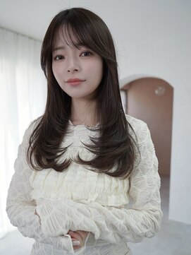 アンジェリカ 尼崎店(ANGELICA) 韓国風 レイヤー イルミナカラー アース