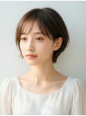 耳掛けショートカット/40代50代60代【仙台駅・宮城野通り駅】