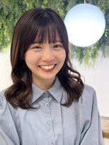 ビューブルー 亀戸錦糸町(VIEW BLUE)&nbsp;◎美髪カールピンクブラウンロングセミディ似合わせ前髪