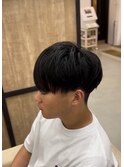 大分メンズナチュラルストレート刈り上げマッシュショート