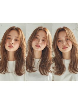 【イルミナカラー+カット\7800】透明感たっぷりの艶カラーをプチプラで◇ワンランク上のインナーカラーも◎