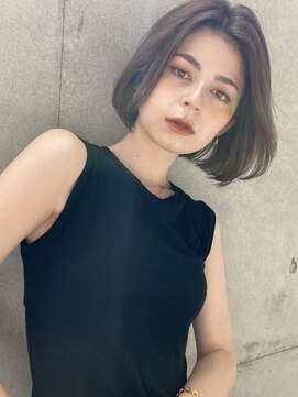 ヴィオットバイサロン(Viot by Salon) ヘイリーボブ 切りっぱなしボブ 肩ラインボブ 縮毛矯正 20代30代
