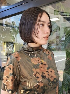 スタイル 茅ケ崎(STYLE) 【ハクラ】レイヤーボブ 顔まわりカット レイヤーカット