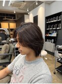 MEN’S HAIR/サーフカール/刈り上げセンターパート/船橋