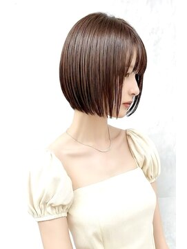 ラマヘアー(RAMA hair) ミニボブ / アッシュブラウン