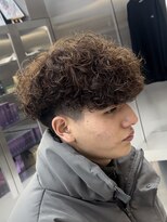 フィフスパーク(fifth PARK)&nbsp;渋谷スペインカールラルフカール刈り上げ高めツーブロックメンズ