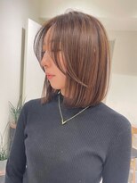 ネイロ バイ ジルブラン 葛西(NeiRo by JIL BLAN) ハイライト白髪ぼかしダブルカラーインナーカラーショートボブ