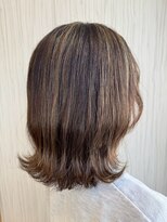 ビス ヘア アンド ビューティー 西新井店(Vis Hair＆Beauty)&nbsp;春カラーブリーチ透明感ハイライト20代30代艶髪ミルクティー