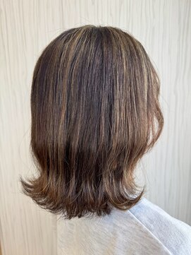 ビス ヘア アンド ビューティー 西新井店(Vis Hair＆Beauty) 春カラーブリーチ透明感ハイライト20代30代艶髪ミルクティー