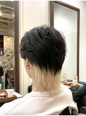 MEN’S HAIR/波巻きツイストスパイラル/リバースセンターパート