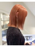 オレンジベージュ/イルミナカラー/デザインカラー