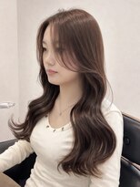 トト 船橋店(toto.)&nbsp;◇前髪顔周りカットピンクベージュアンブレラカラー船橋