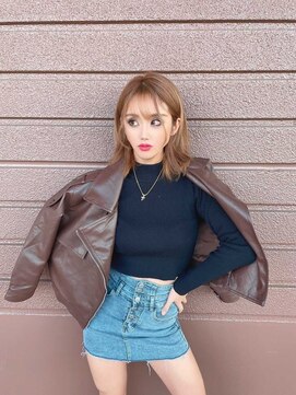 ヘアアンドメイク サファイア 豊橋店(ヘア&メイク SAPPHIRE) #プルエクステ#ハイライト#春#カワイイ#アクセント