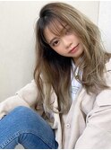 レイヤー フェミニンロング メルティーカラー 似合わせカット
