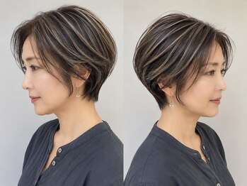 オーバーキャプテンネイキッド(OVER CAPTAIN NAKED)の写真/今までに無い新商品白髪ぼかしカラー【白髪忘れカラー】登場！脱白髪染めで、透明感あふれる髪へ☆