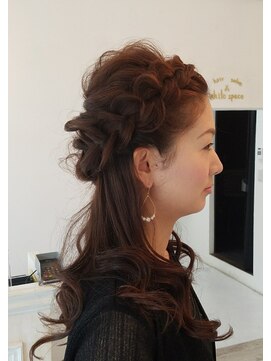 ホワイトスペース(whitespace) 編み編みハーフ