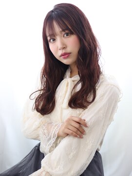 マルシェ(marche) ゆる巻き・ピンクパープルカラー