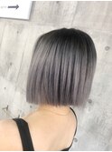 【MIRAC町田店河原崎】ホワイトグレーグラデーション