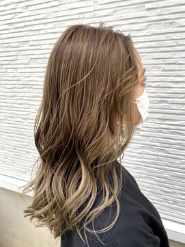アメイジングヘアー 美沢店(AMAZING HAIR) 【AMAZING HAIR 美沢店/五十嵐】バレイヤージュ×ラフロング