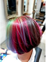 バトヘアー 渋谷本店(bat hair)&nbsp;ショートボブ×フロントカラー