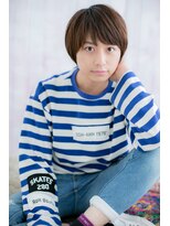 ミック 日暮里店(miq)&nbsp;チャコールグレーナチュラルマニッシュショートb1