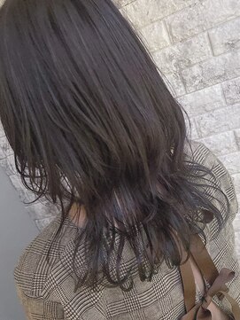 リアイス(Re:ICE) ミニウルフ/くすみブルー/流れるレイヤー/インナーハイライト