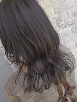 リアイス(Re:ICE) ミニウルフ/くすみブルー/流れるレイヤー/インナーハイライト