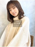☆ヘルシースタイルショコラアッシュ艶髪ふんわりカールミディ