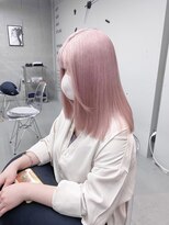 ペレ 渋谷(PELE)&nbsp;YU95_ホワイトピンク ブリーチ2回~