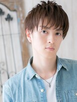 モッズヘアメン 名護大東店(mod's hair men) 一歩リードの爽やか長めバングアースカラーウルフヘアh名護大東