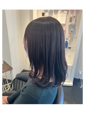 リリー(Rilie) 春っぽい*ナチュラルカラーのミディアムstyle/白髪ぼかしカラー