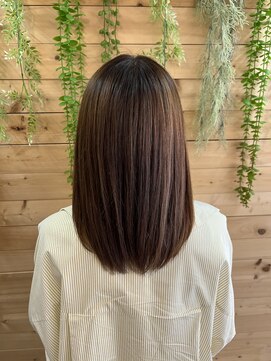 ヘアーサロン クオーレ(hair salon CUORE) サラ艶ストレート
