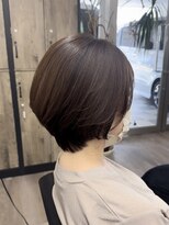 ヴィフ 大船(VIF)&nbsp;チェリーブラウン/ショート/ショートボブ/脱白髪染め/白髪ぼかし