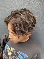 クオル 立川(QOL)&nbsp;メッシュキャップハイライト×無造作パーマ