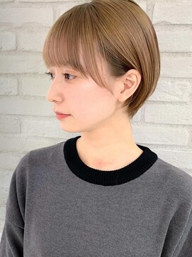 ロンド 表参道店(Lond) 【伊杏】人気ナンバー１！耳かけショートスタイル/外ハネボブ