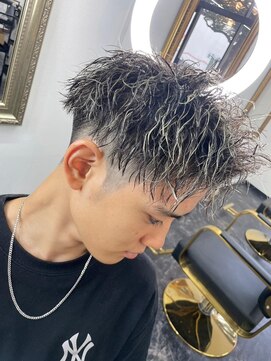 ブルーオーシャン 久留米店(BlueOcean) 20代30代ツーブロックマッシュツイストスパイラルパーマ