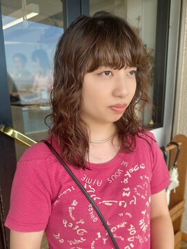 フィルム(FiLMs) パーマロングスタイル/前髪パーマ