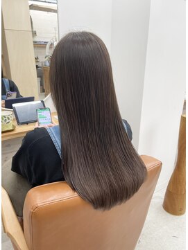 ティエル(TieLu) ミルボンプレミアムトリートメント×マーブ水×髪質改善矯正