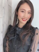 スパイス(SPICE) 大人可愛いアッシュウェーブ巻きスタイルダークグレージュ