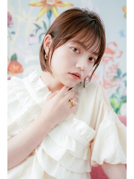 ウォークヘアーグロウ(Walk hair grow) ミニボブ×ベージュブラウン