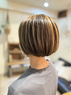 ツムグ(tsumugu) 【tsumugu寺田町】大人×ハイライト×グレージュ