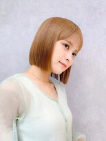 ロンド ロワール 門前仲町(Lond Loire)&nbsp;韓国ボブ/顔周りレイヤーカット/ブリーチなしカラー[門前仲町]