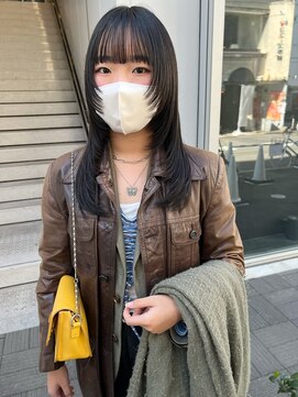 カフ(CAF) CAF松本/レイヤーカット/ウルフ/大阪/心斎橋