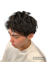 銀座マツナガ 神田店&nbsp;ゆるふわツーブロックアップバンクモテ髪