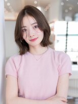 ケアリー  八千代緑が丘(Carelly)&nbsp;大人かわいい前髪セシルカットココアブラウンフリンジウェーブ