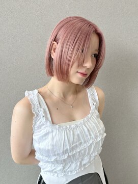 シーク 天神(SEEK) yuri/ハイトーン/ブリーチ/カラー/ピンクカラー/ピンクベージュ