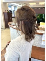 ファーレンピュアスウィート(fahren-pure-suite)&nbsp;カジュアルハーフアップ