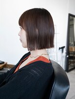 ウルト(ult)&nbsp;アゴラインの外はね切りっぱなしボブ