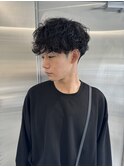 波巻きマッシュパーマ