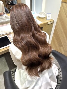 フォルテ ティアラ 横浜店(FORTE TIARA) 透明感マロンベージュ/ブリーチなしWカラー/髪質改善カラー